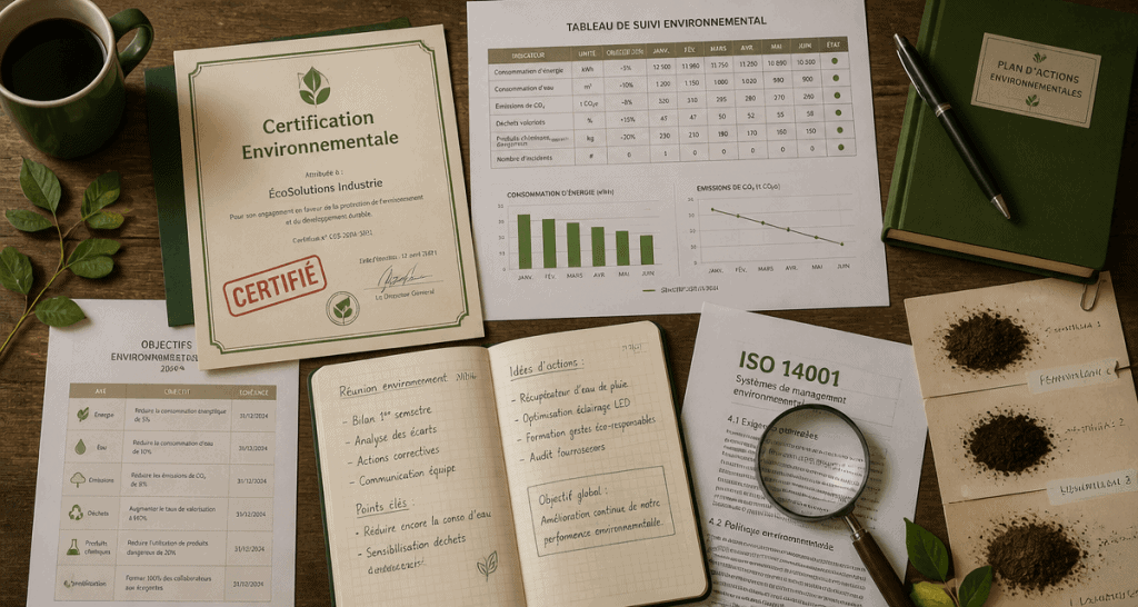 certification environnementale bureau et documents