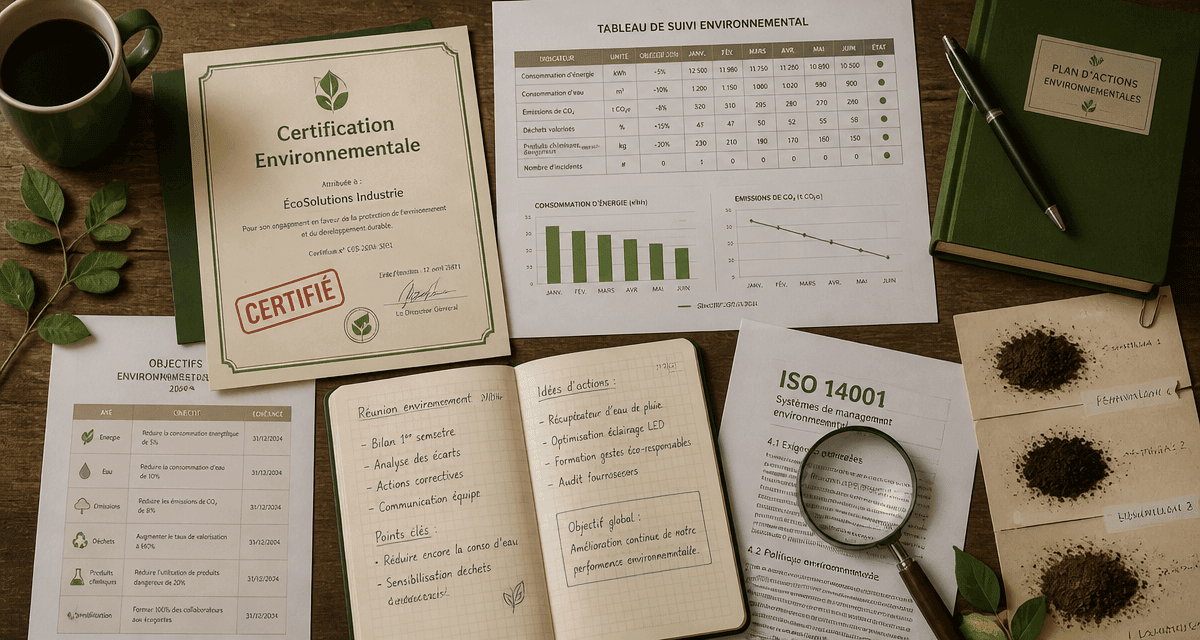 certification environnementale bureau et documents