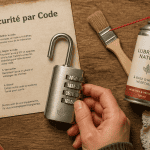 code cadenas 4 chiffres entretien sur plan de travail