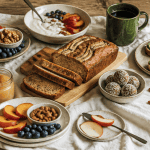 gouter healthy banana bread fruits noix