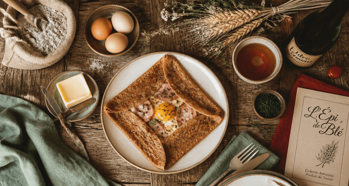 Galette sarrasin L’Epi de Ble sur table conviviale