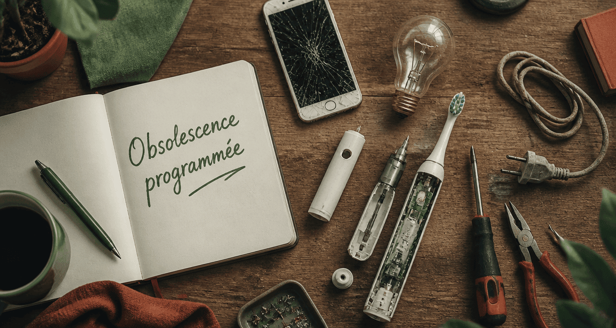 plan obsolescence objets quotidiens usés