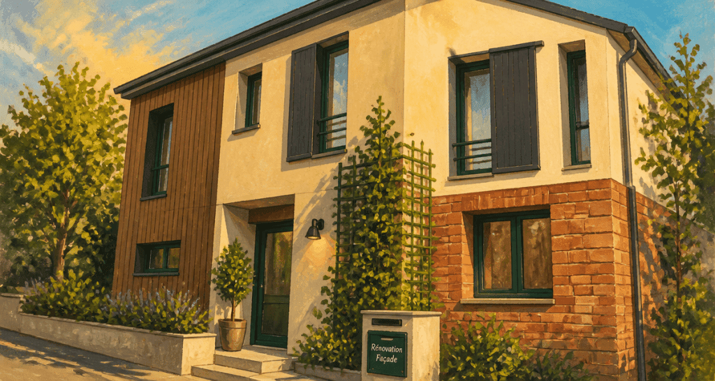 solutions rénover ou embellir façade maison contemporaine