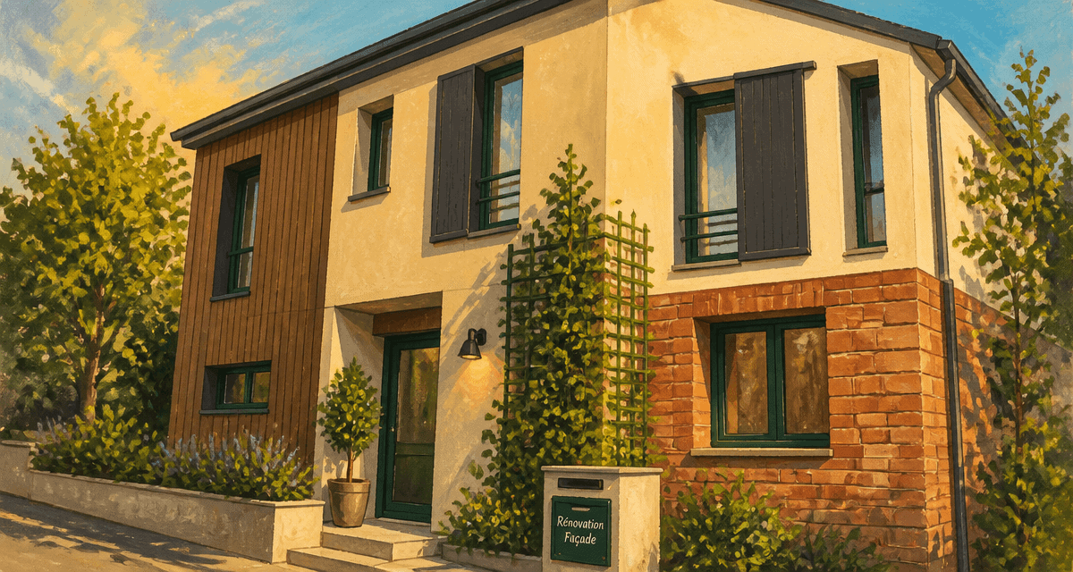 solutions rénover ou embellir façade maison contemporaine