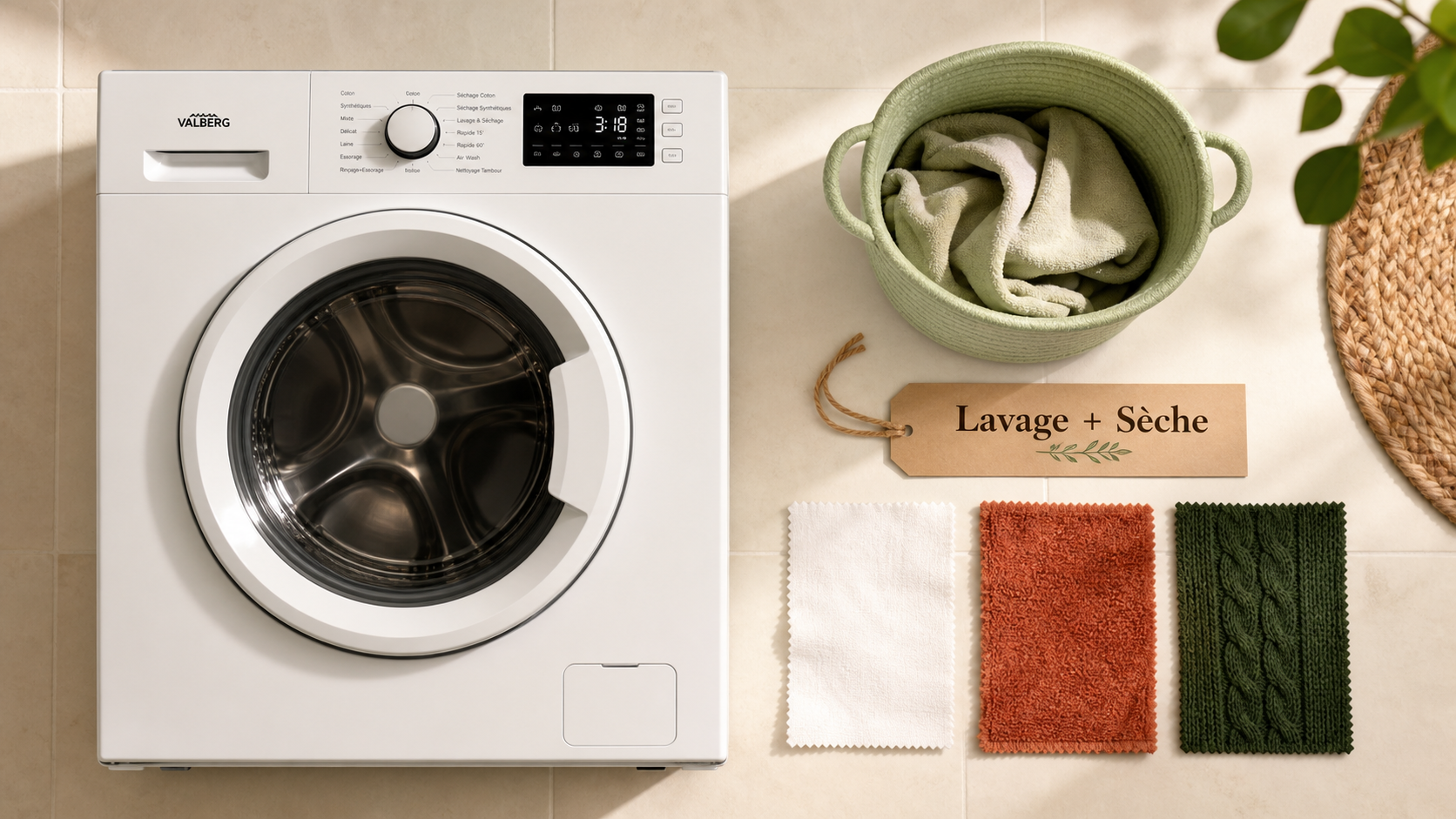 Avis lave linge séchant : gain de place réel