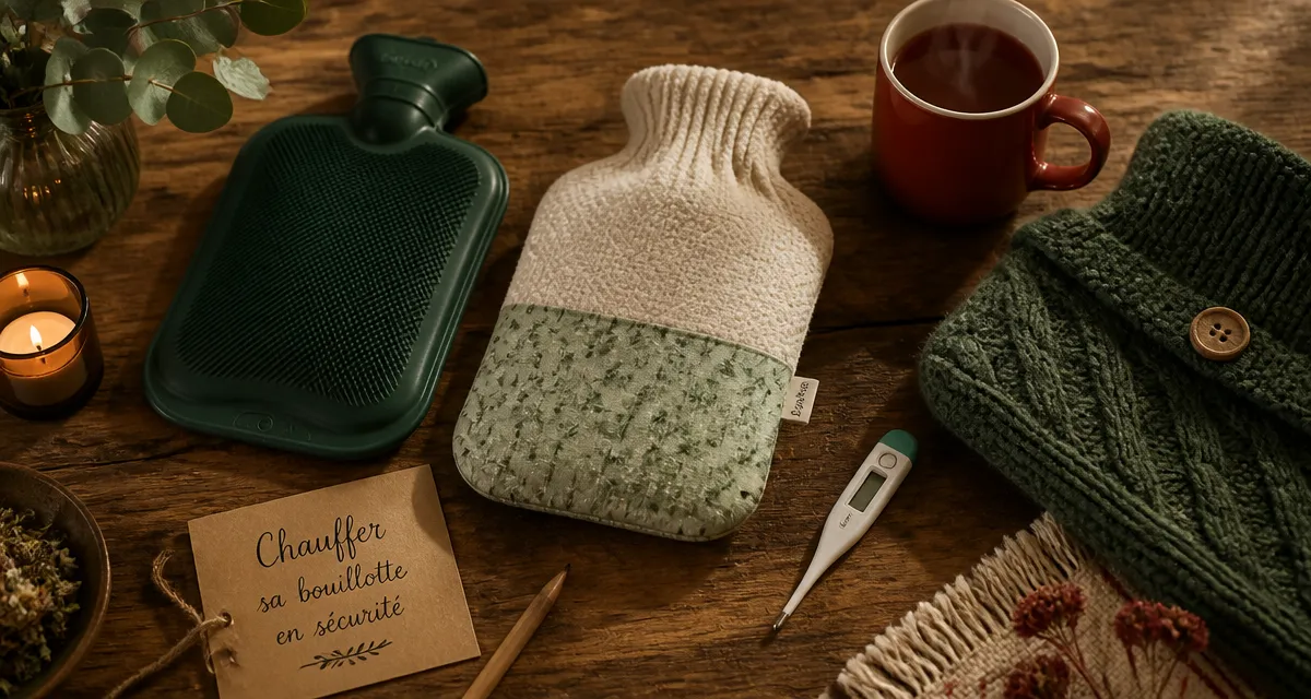 comment faire chauffer une bouillotte à 60°C en toute sécurité
