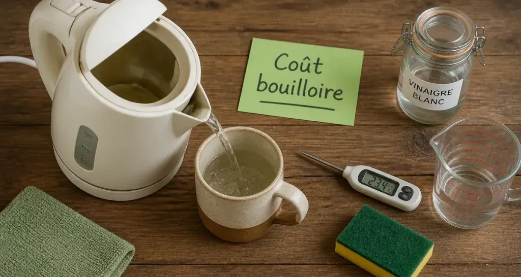 Consommation bouilloire électrique : astuces pour réduire la facture
