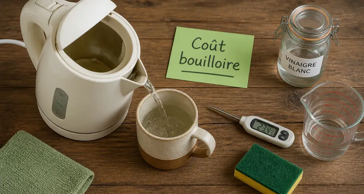 Consommation bouilloire électrique : astuces pour réduire la facture
