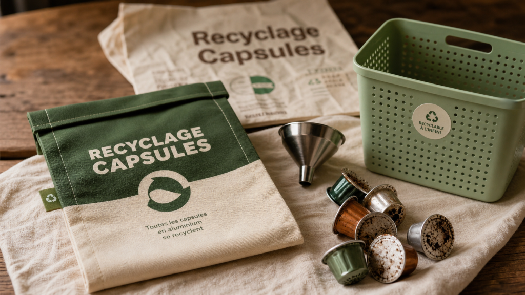 Où déposer les capsules Nespresso usagées ? Capsules aluminium à recycler