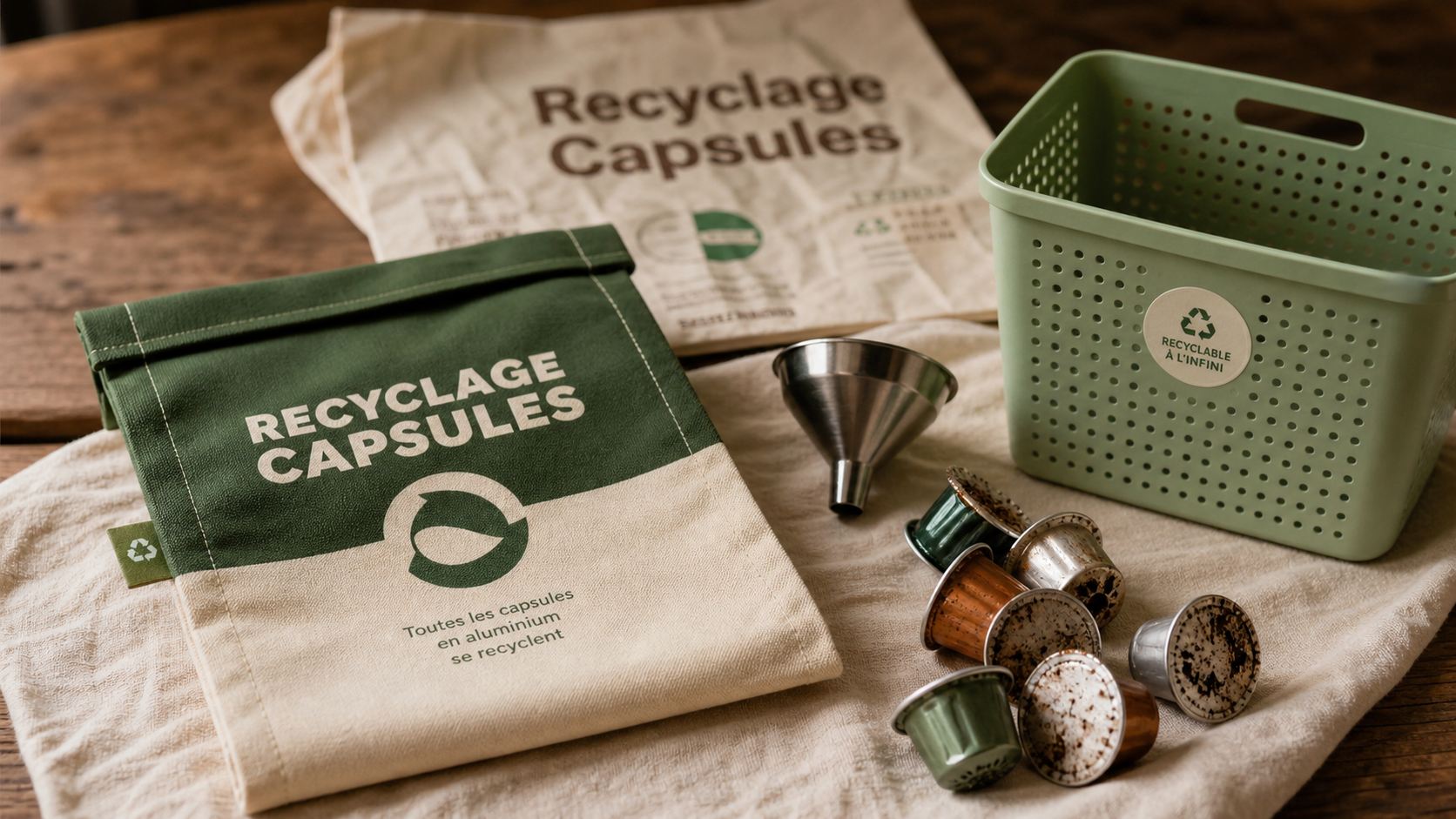 Où déposer les capsules Nespresso usagées ? Capsules aluminium à recycler
