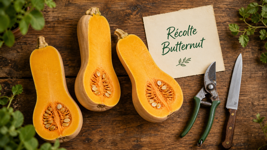 Quand cueillir les butternut : récolte, maturité, conservation longue durée