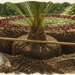Quand planter un palmier : trou, motte et collet affleurant