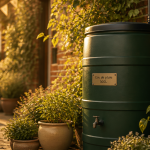 recuperateur eau de pluie 300l vert jardin