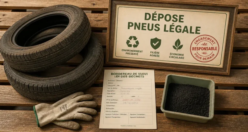 Recycler les pneus usagés : solutions légales