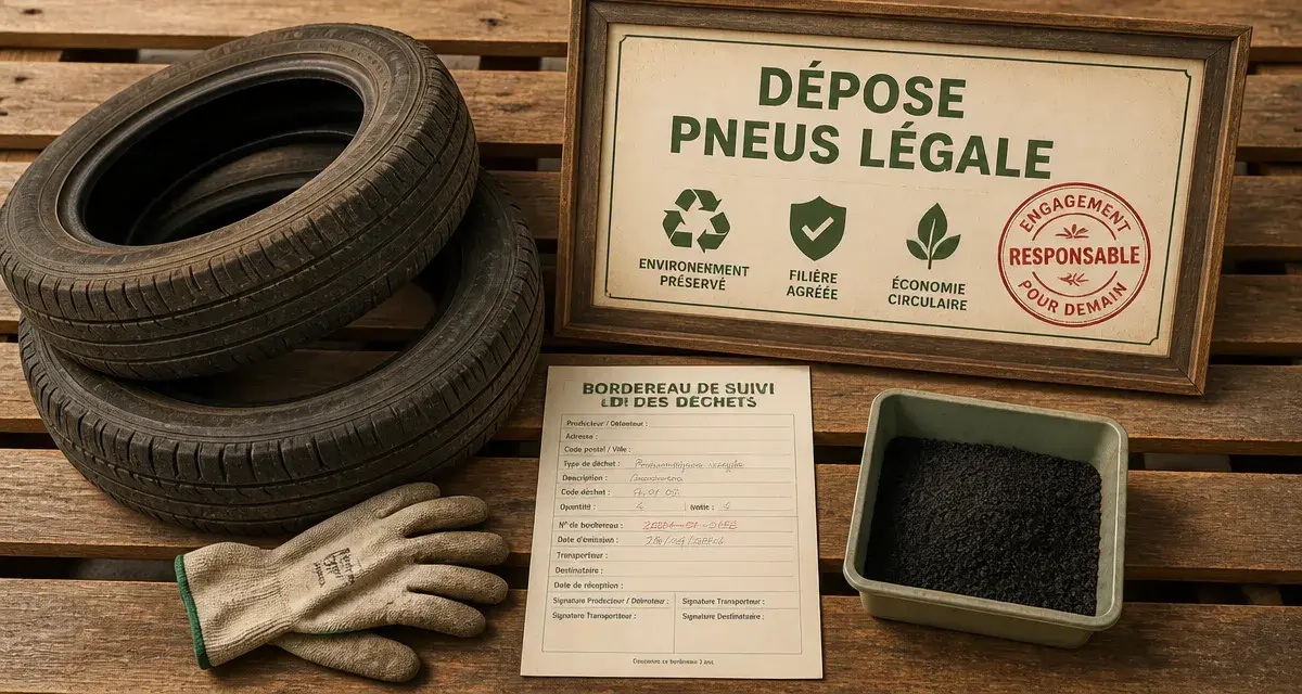 Recycler les pneus usagés : solutions légales