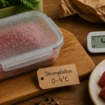 Viande décongelé : combien de temps au frigo à 4°C