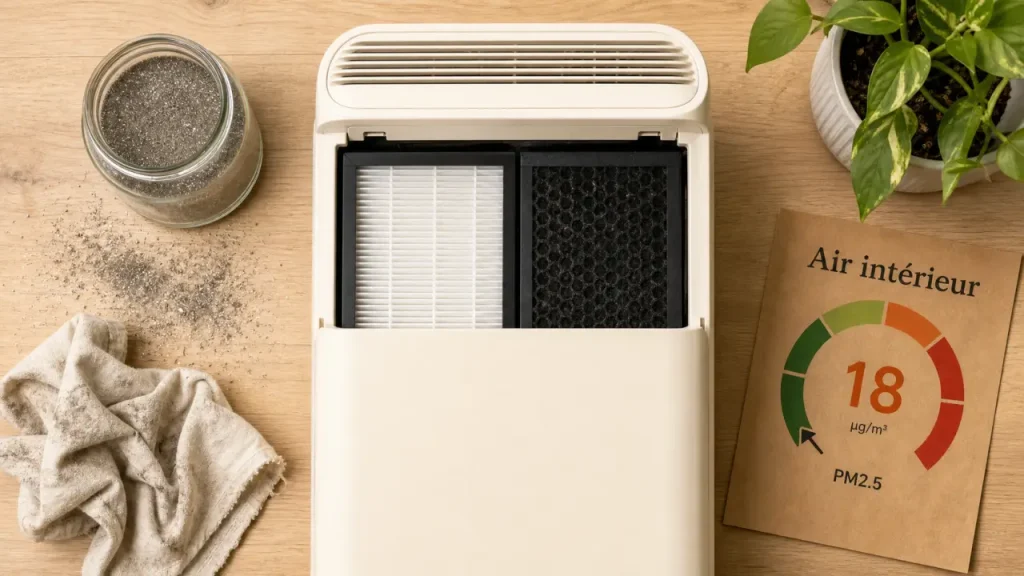 A quoi sert un purificateur d air : filtre HEPA, charbon actif, limites