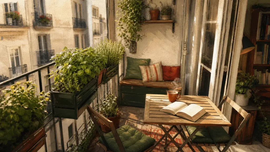 Petit, carré ou en longueur : aménager son balcon sans perdre de place