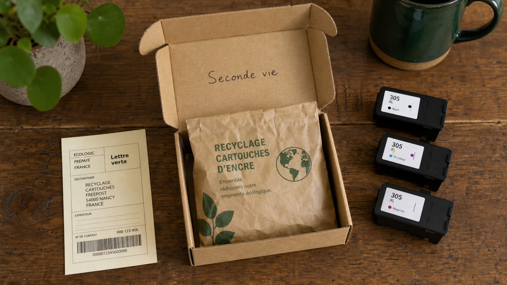 Cartouche encre recyclage : cartouches vides pour seconde vie