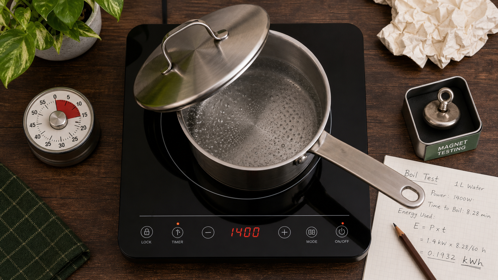 Consommation plaque induction : calcul kWh pour réduire la facture