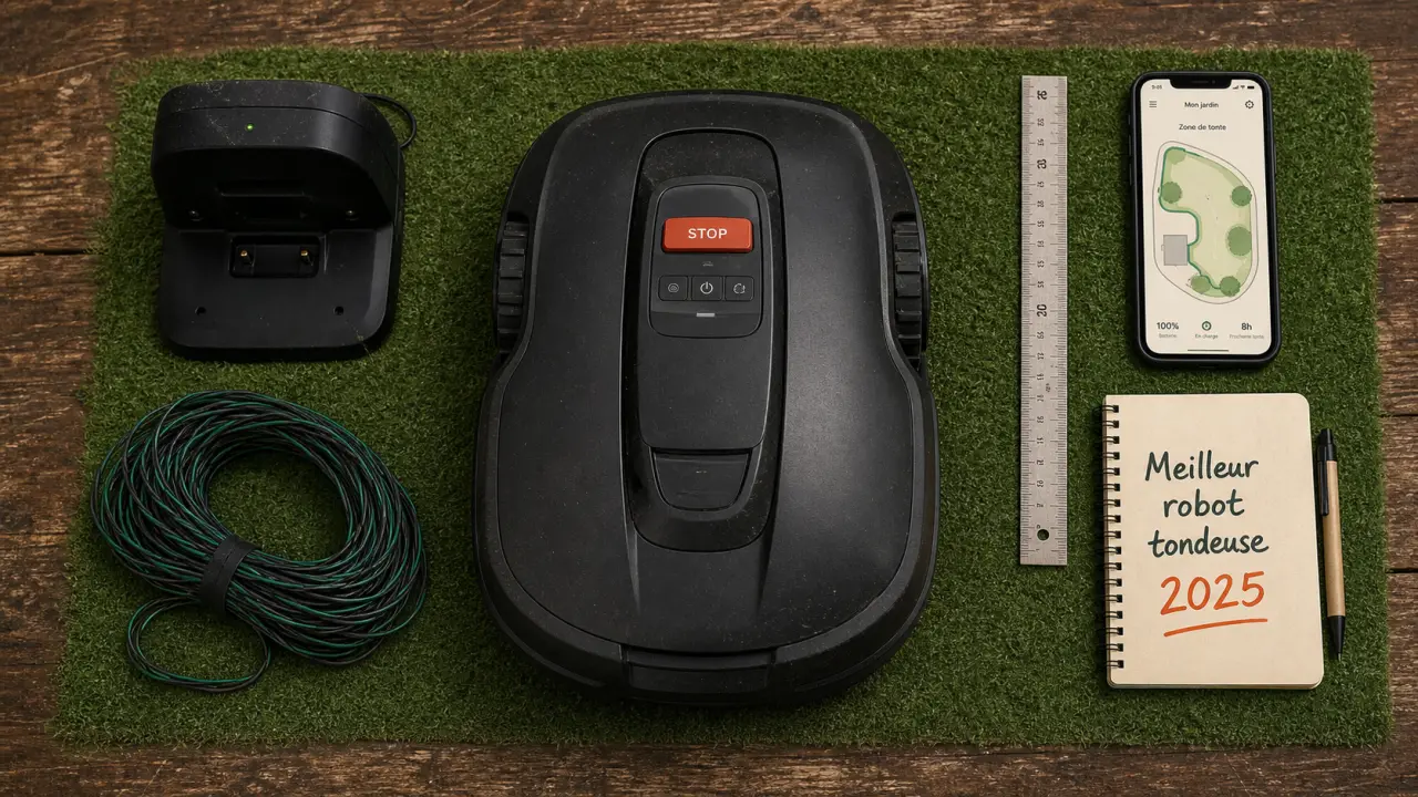 Robot tondeuse au jardin, comparatif surface, pente et GPS RTK