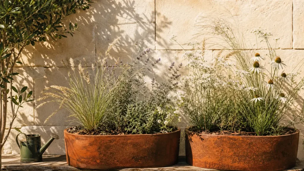 Plein soleil, chaleur, sécheresse : quelles plantes tiennent vraiment en massif, en pot ou sur balcon ?