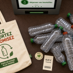 Recyclage bouteille plastique Super U prix : bon d’achat par bouteille