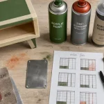 Bombe de peinture : support, finition et caps