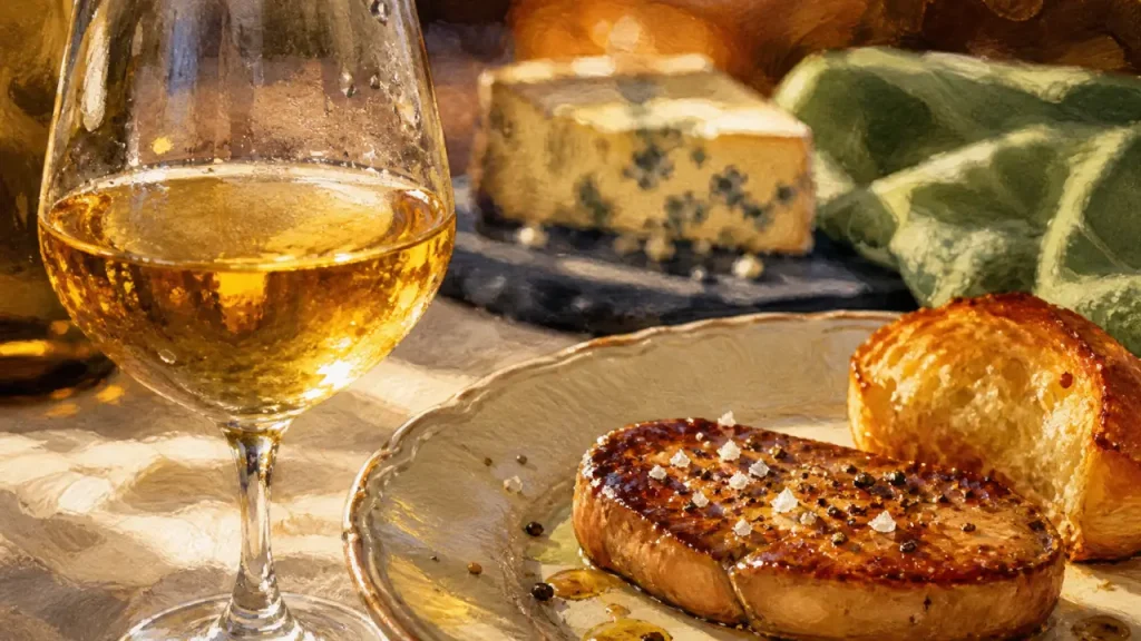 Bonnezeaux accord mets vins : quels plats choisir pour le foie gras, les fromages bleus et les desserts fruités ?
