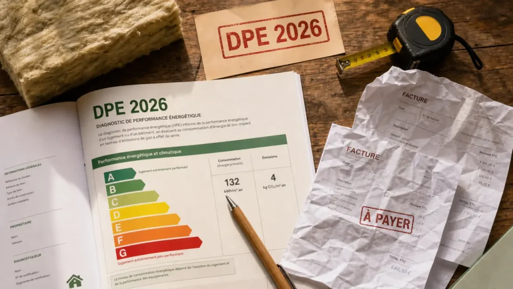 DPE 2026 : ce qu’il faut vérifier sur la location, les petites copropriétés et la validité des anciens diagnostics