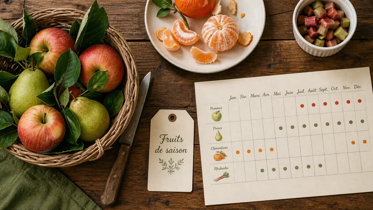 Fruits de saison : calendrier mois par mois, pommes et poires