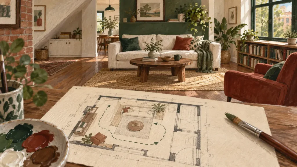 Aménagement intérieur : le faux gain de place qui bloque la circulation