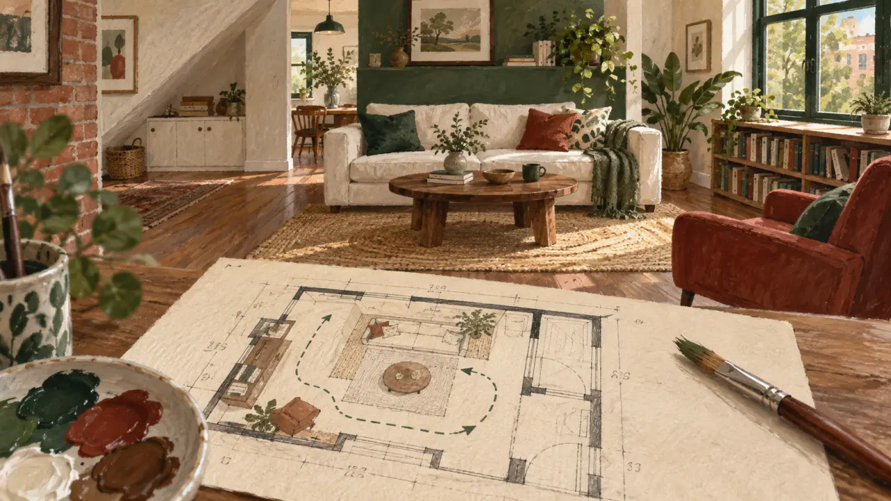 Aménagement interieur : faux gain de place bloque la circulation dans un salon