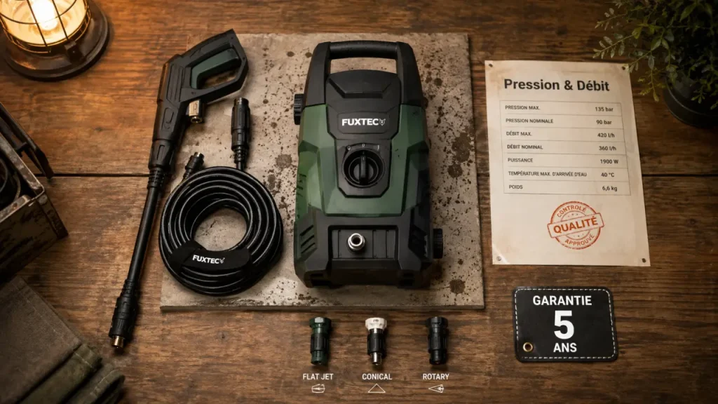 Pression, débit et accessoires : les critères qui font le bon achat d’un nettoyeur haute pression
