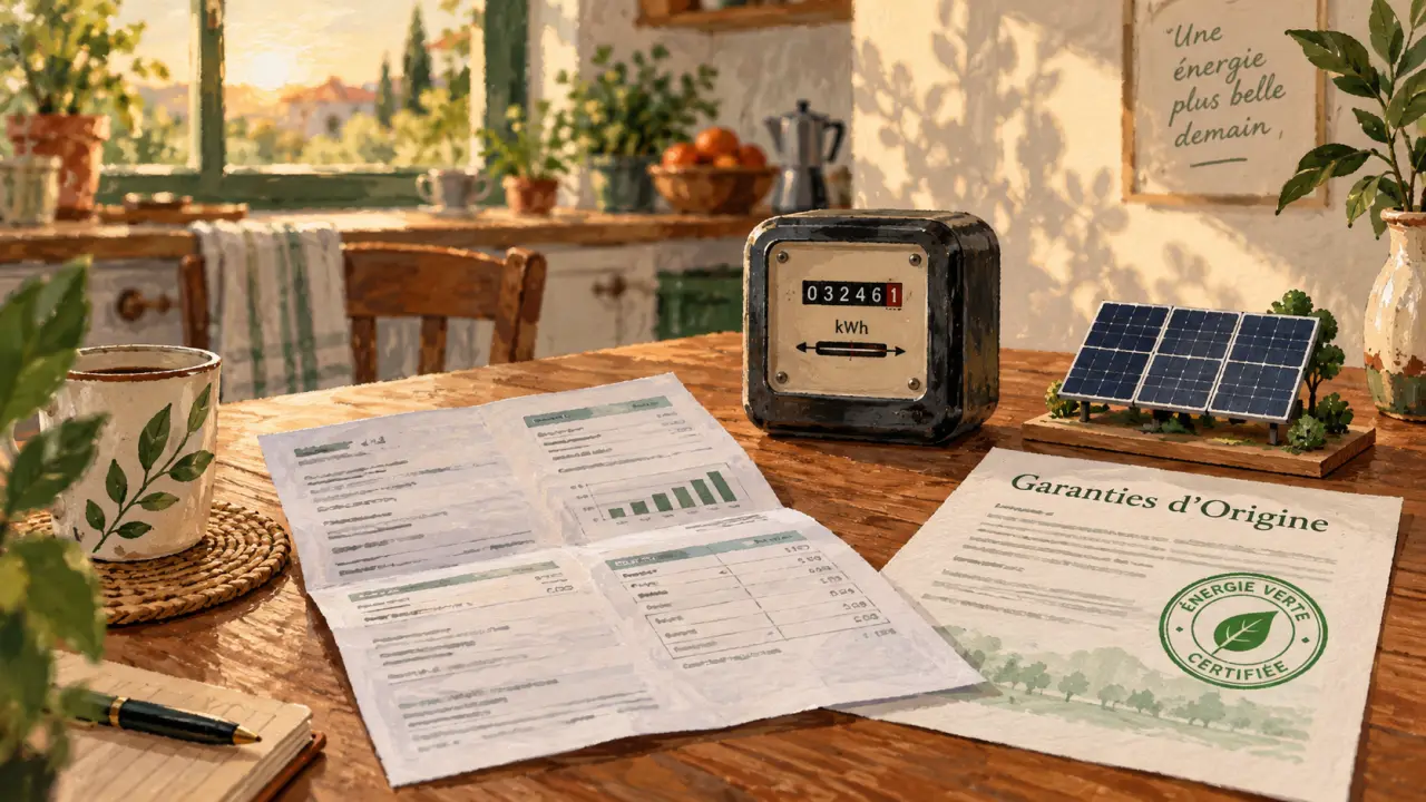 Énergie verte : contrat, factures et garanties d’origine vertes