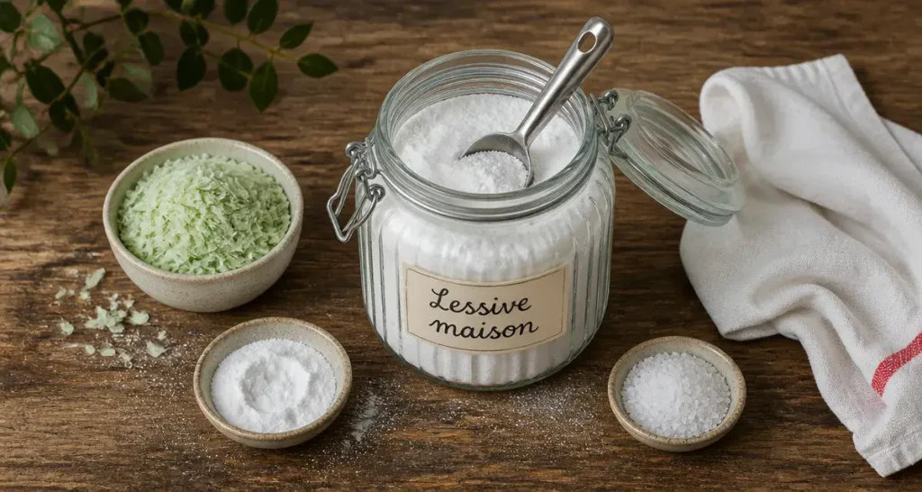 Lessive maison en poudre : la recette en 5 minutes qui remplace la lessive liquide