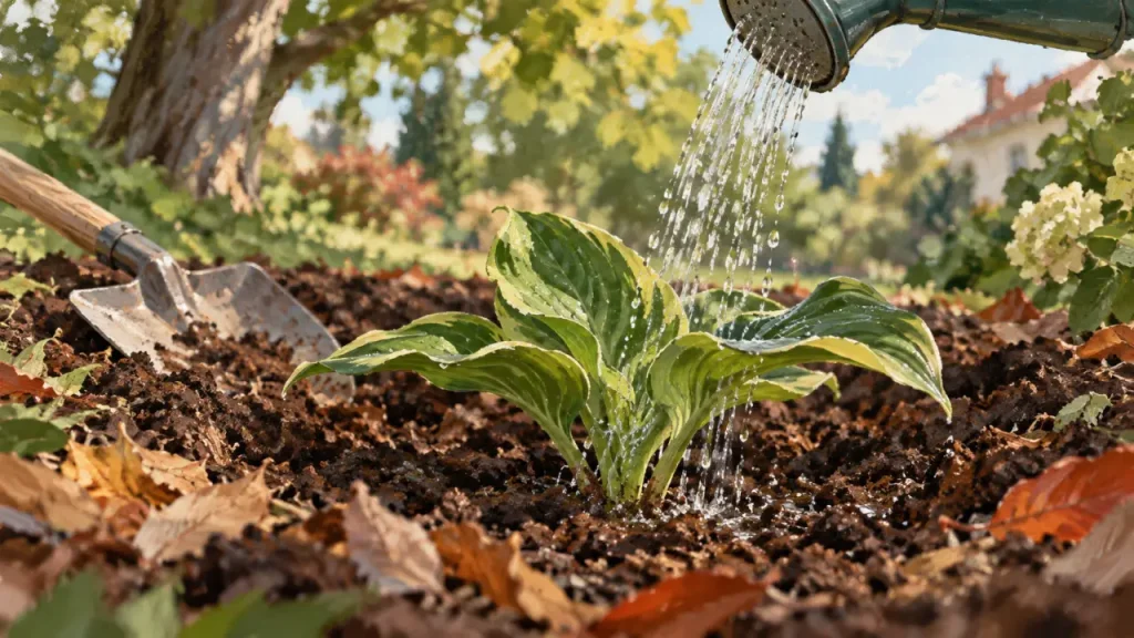 Planter des hostas au bon endroit et à la bonne profondeur pour réussir leur reprise