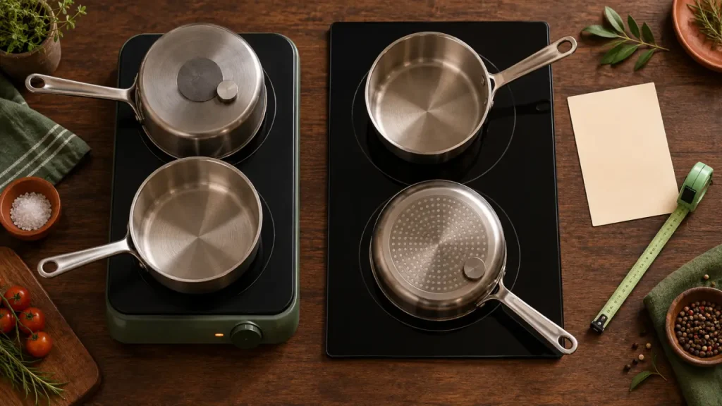 Plaque électrique de cuisson : le bon format évite les dépenses inutiles