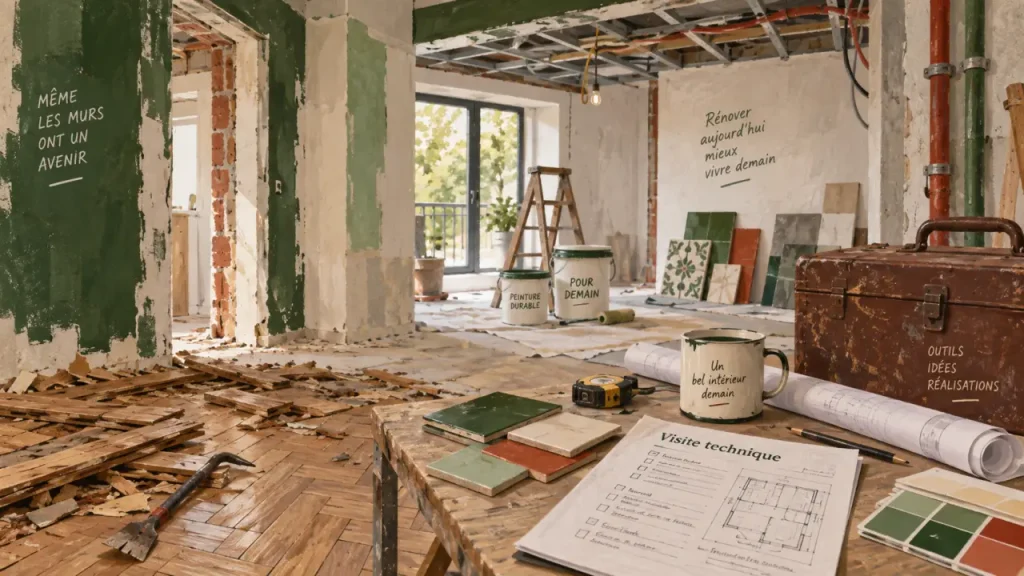 Travaux de rénovation intérieure : l’ordre des travaux protège le budget et les finitions
