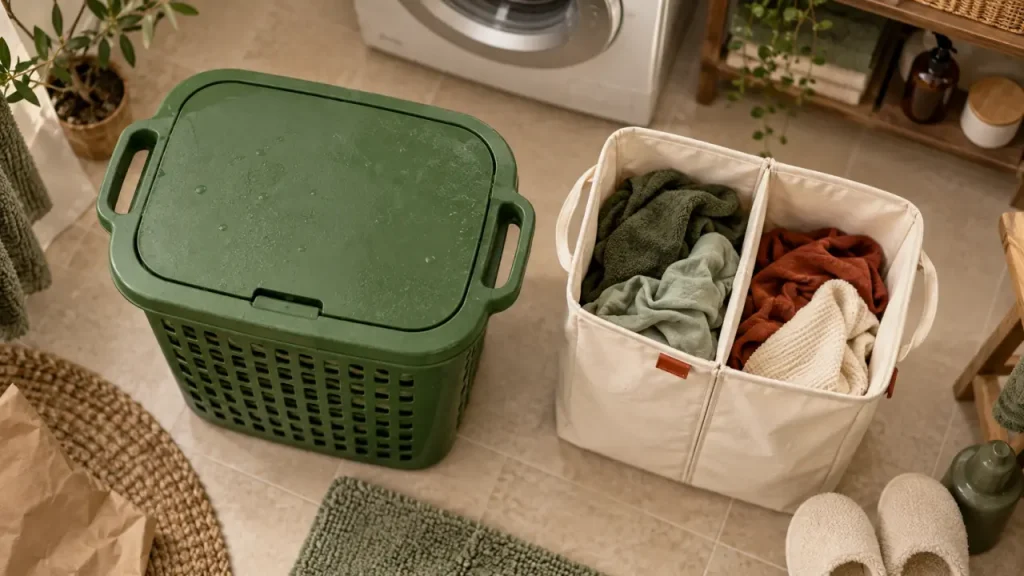 Le bon panier à linge dépend de votre espace, de votre rythme et du tri souhaité